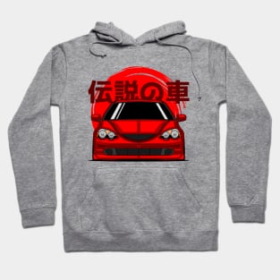 Red DC5 RSX Front Hoodie